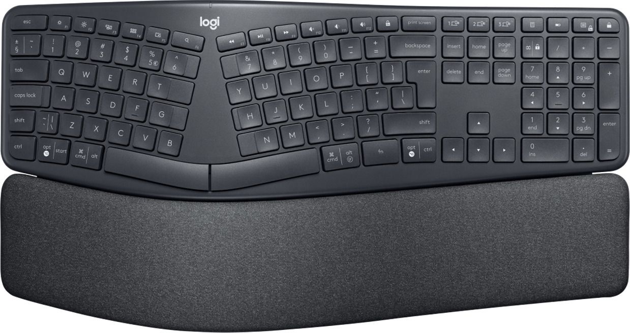 Logitech Keyboard ERGO K860 - US Layout - Graphite